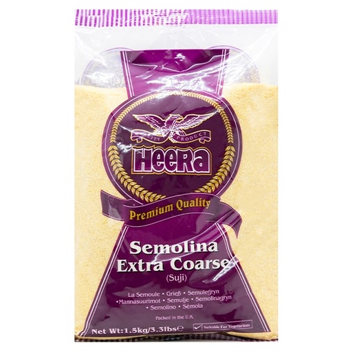 [F100055] SEMOLINA EXT COARSE 6X1.5KG HEERA