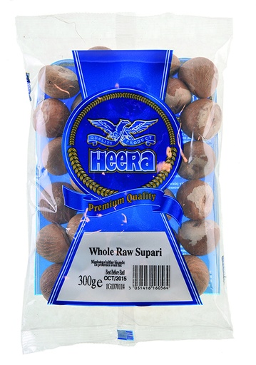 [A200074] SUPARI WHOLE RAW 10X300G HEERA