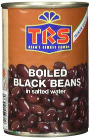 [L100020] BOILED BLACK BEANS 400G CANNED TRS