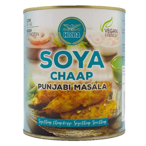 [L100015] SOYA CHAAP - PUNJABI MASALA 6X800G HEERA