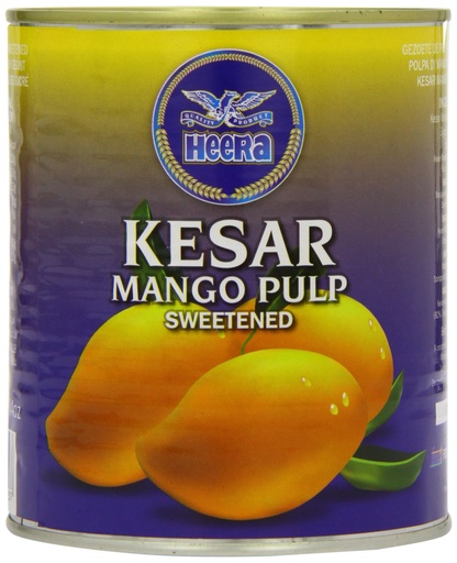 [L100009] KESAR MANGO PULP 6X850G HEERA