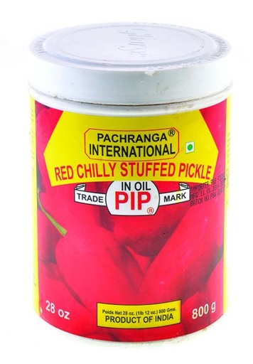 [S200033] RED CHILLI PICKLE 6X800G PACHRANGA