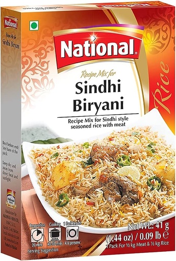 [TP100145] SINDHI BIRYANI 6X82G NATIONAL