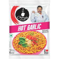 [M100019] HOT GARLIC NOODELS 96X60G CHINGS